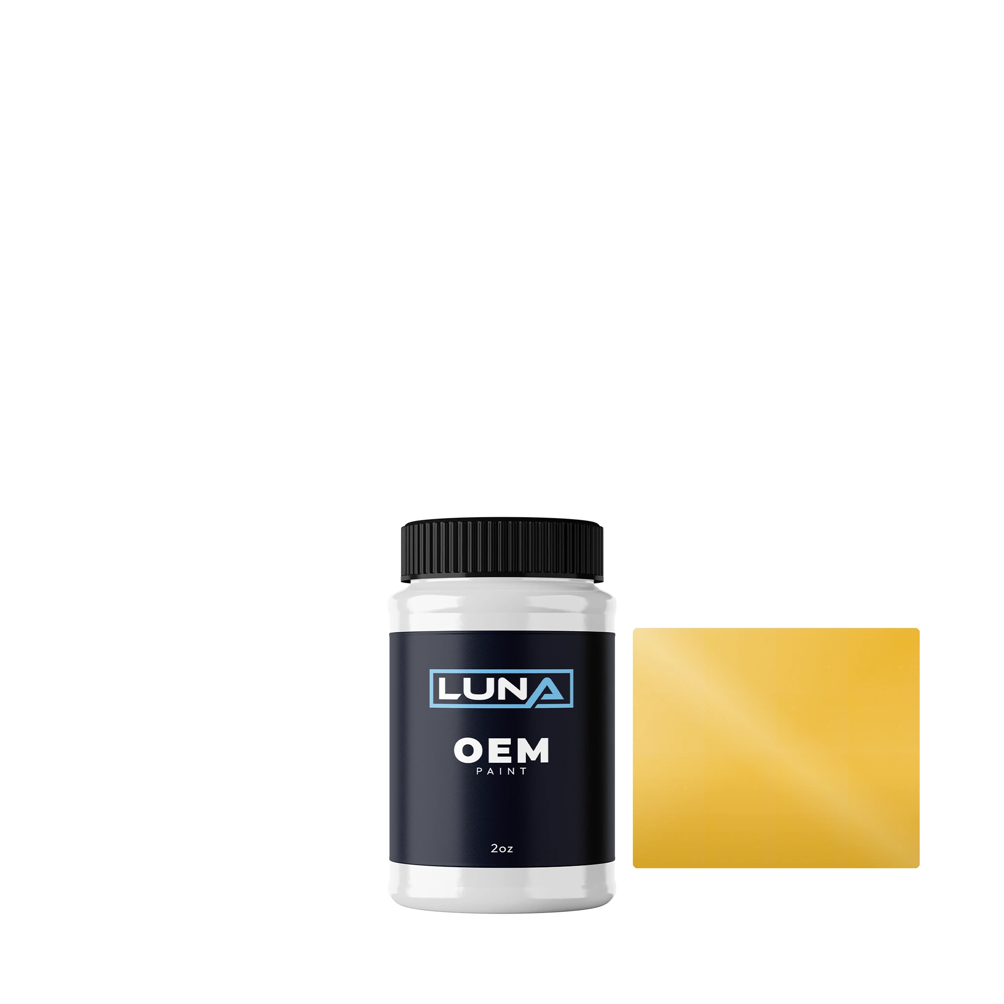 Citroen Jaune Pegase 2 KAS | Luna OEM Basecoat - 2oz Touch Up Bottle w/ Brush