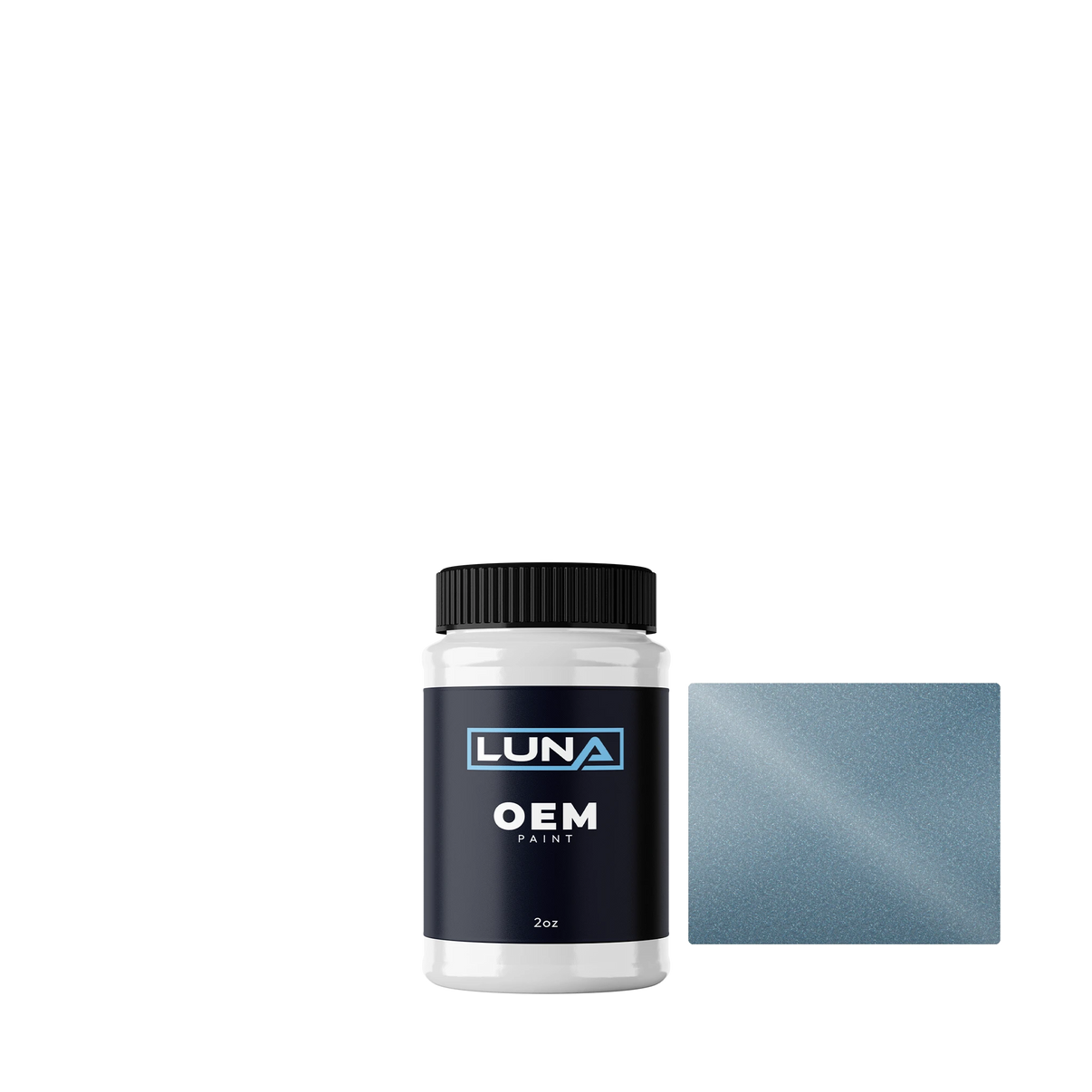 General Motors Grotto Blue M. WA3700 | Luna OEM Basecoat - 2oz Touch Up Bottle w/ Brush