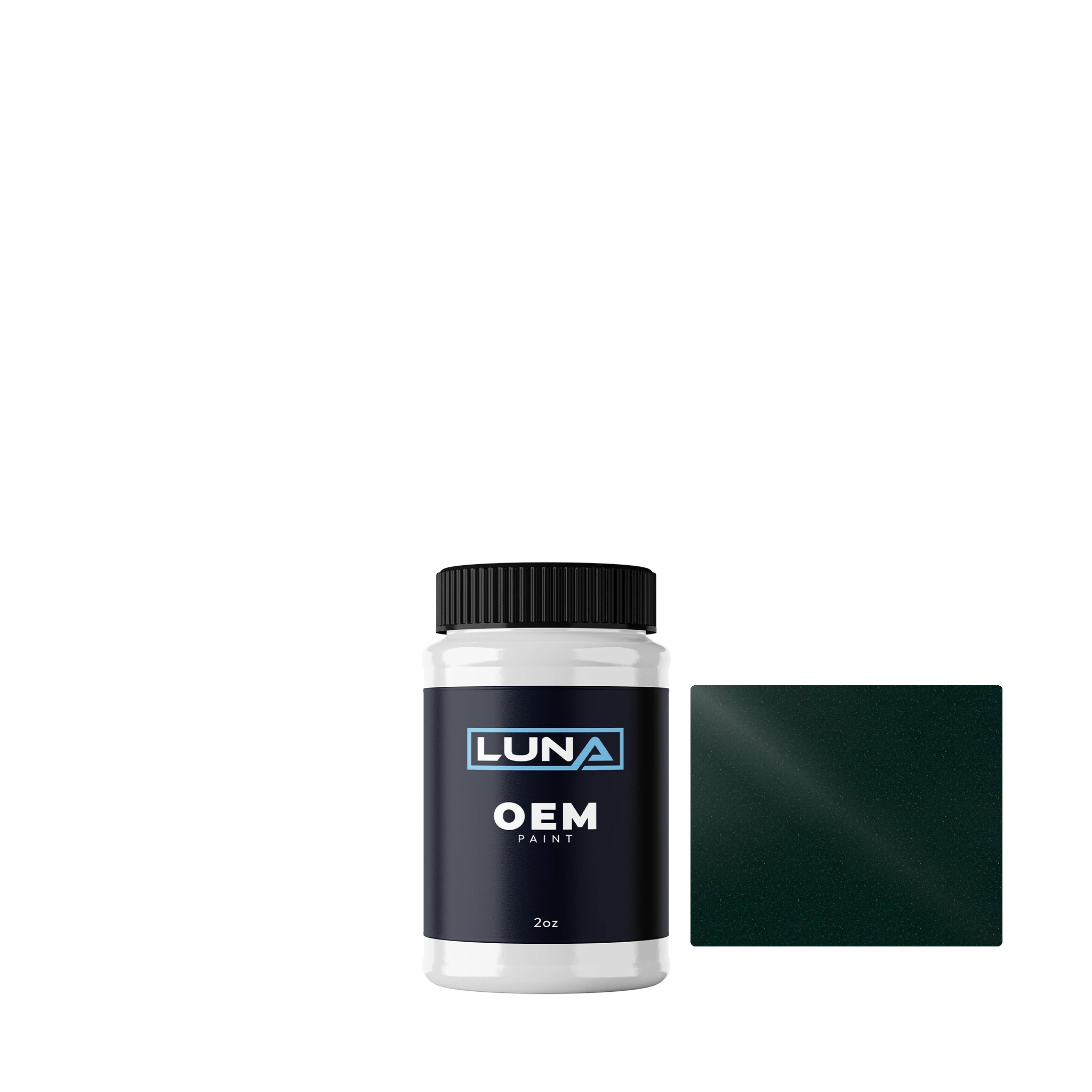 General Motors Dark Jade M. 56-317D | Luna OEM Basecoat - 2oz Touch Up Bottle w/ Brush