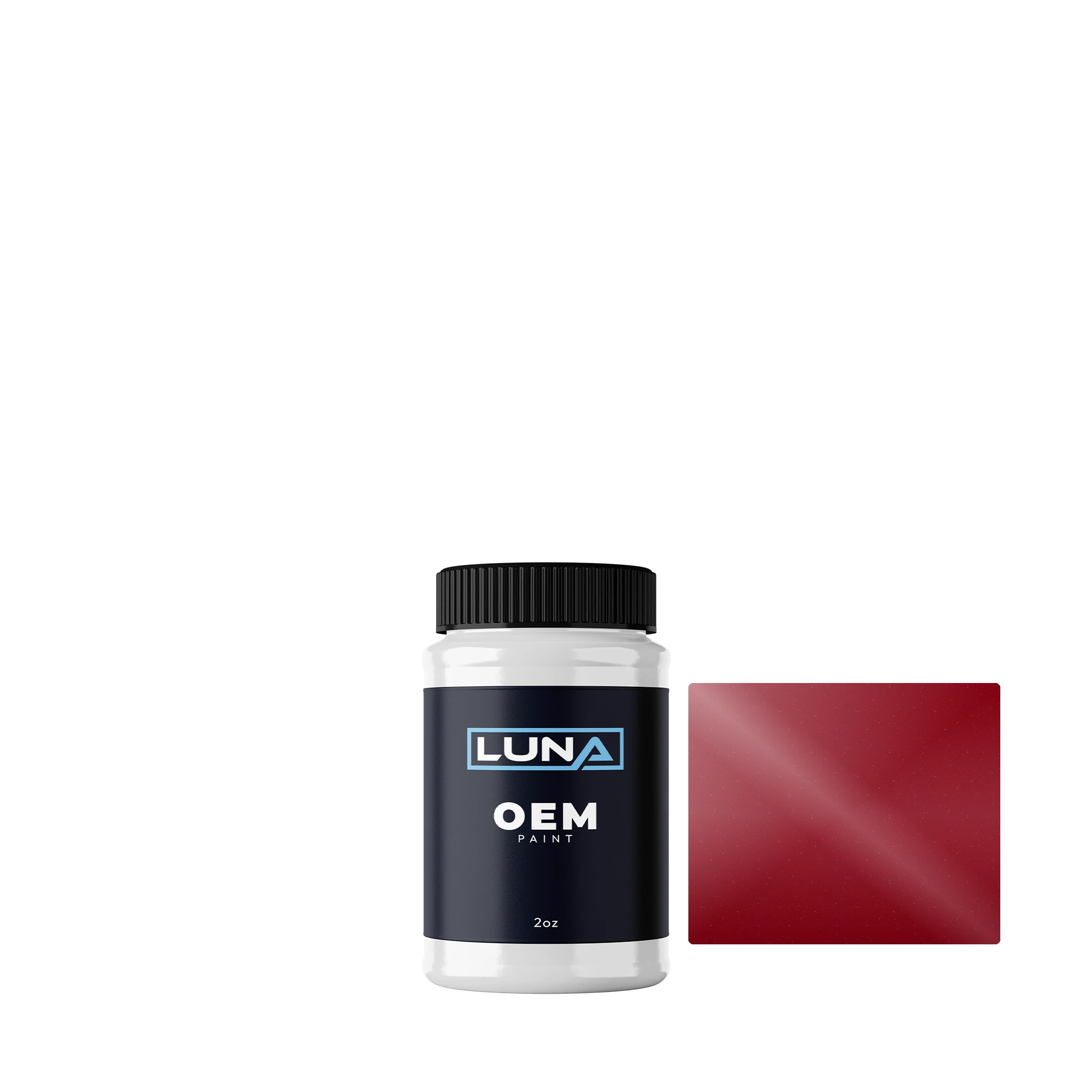 Nissan E-motion Red P. A32 | Luna OEM Basecoat - 2oz Touch Up Bottle w/ Brush