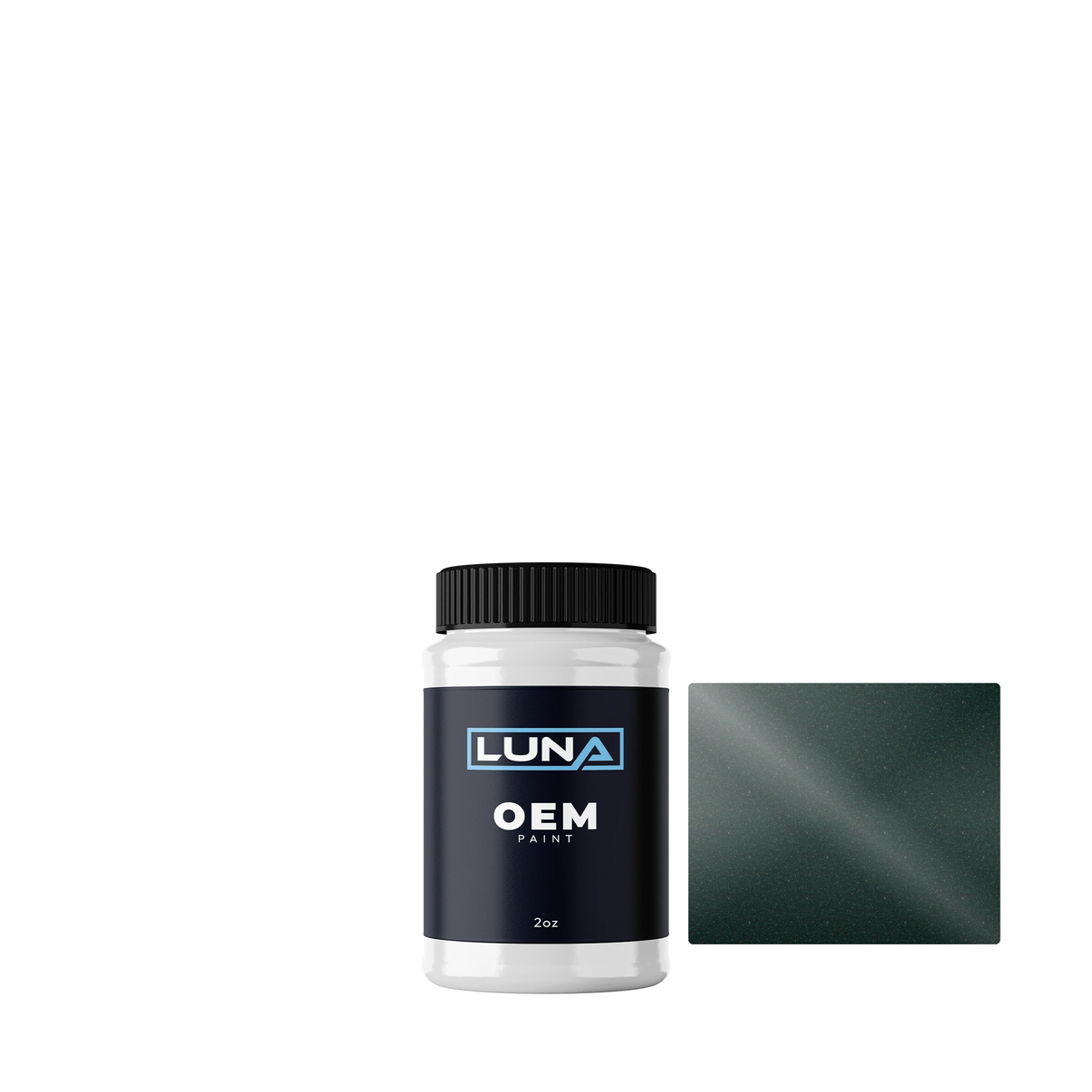 General Motors Leaf Green P. Z2B | Luna OEM Basecoat - 2oz Touch Up Bottle w/ Brush