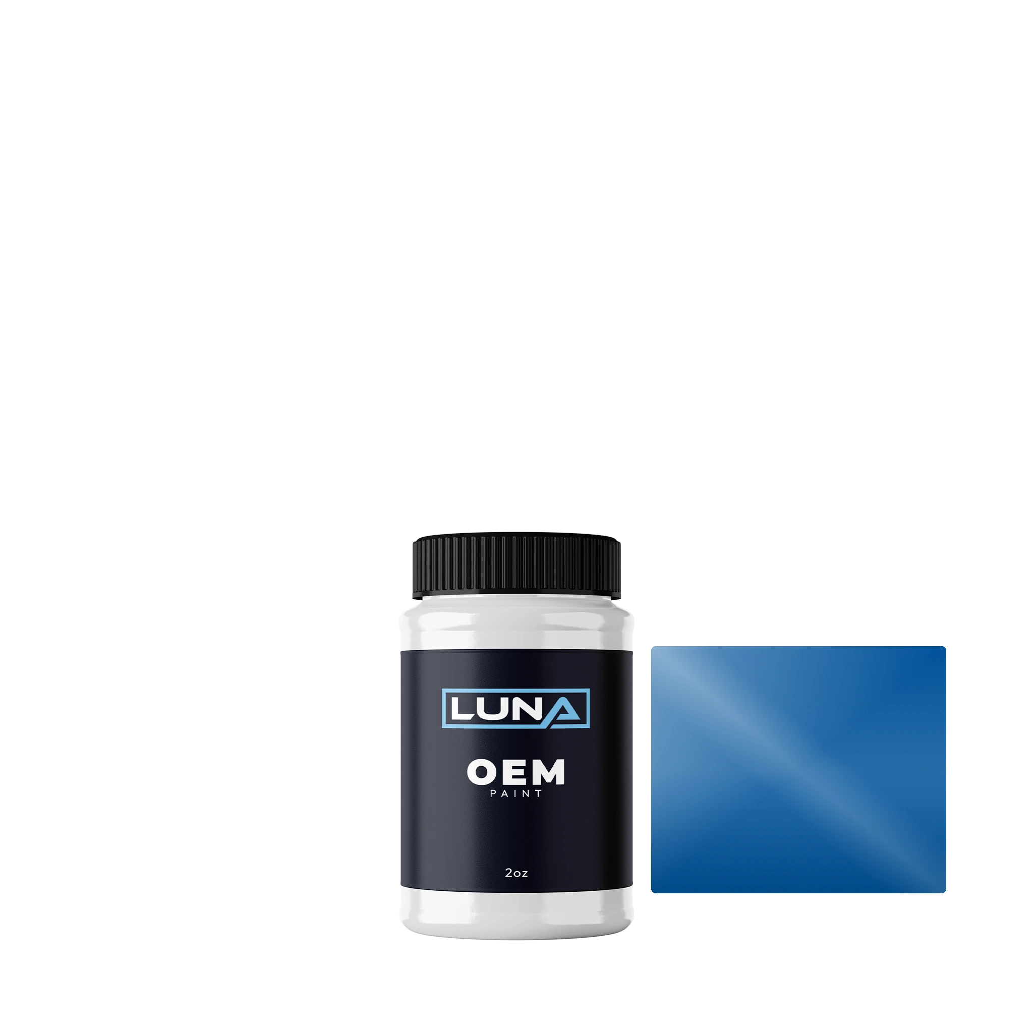 Toyota Blue 8T6 | Luna OEM Basecoat - 2oz Touch Up Bottle w/ Brush