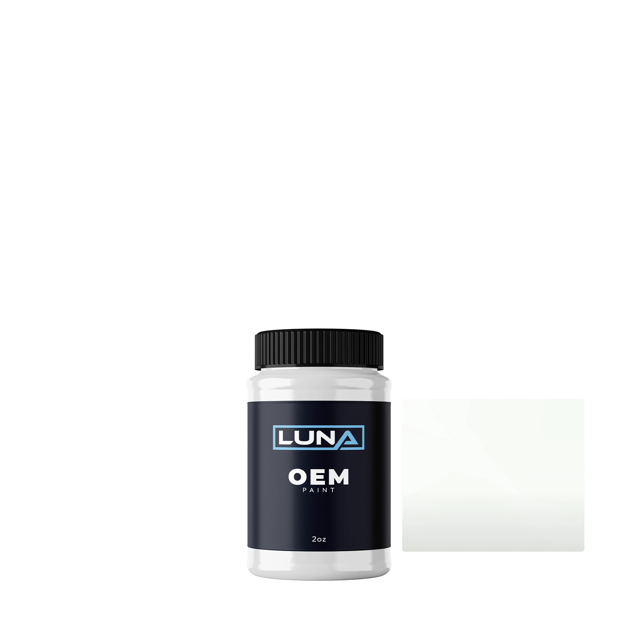 Honda Motorcycle Crystal White P. - 3c HON252 | Luna OEM Basecoat - 2oz Touch Up Bottle w/ Brush