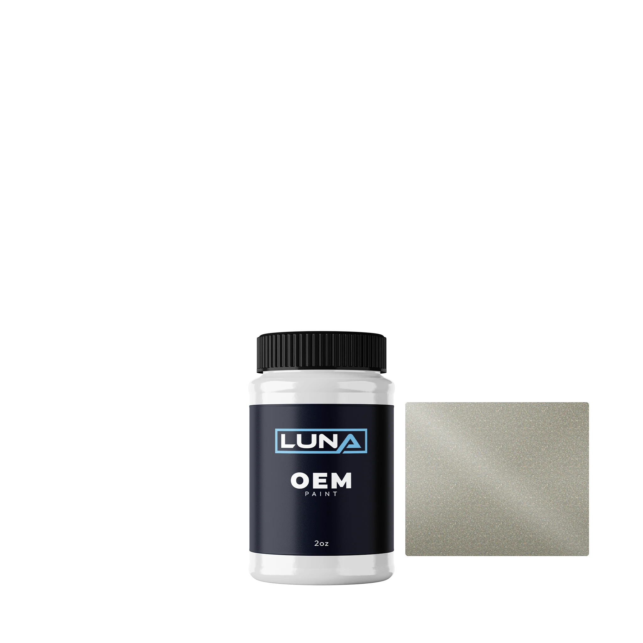 Nissan Yellowish Silver M. K32 | Luna OEM Basecoat - 2oz Touch Up Bottle w/ Brush