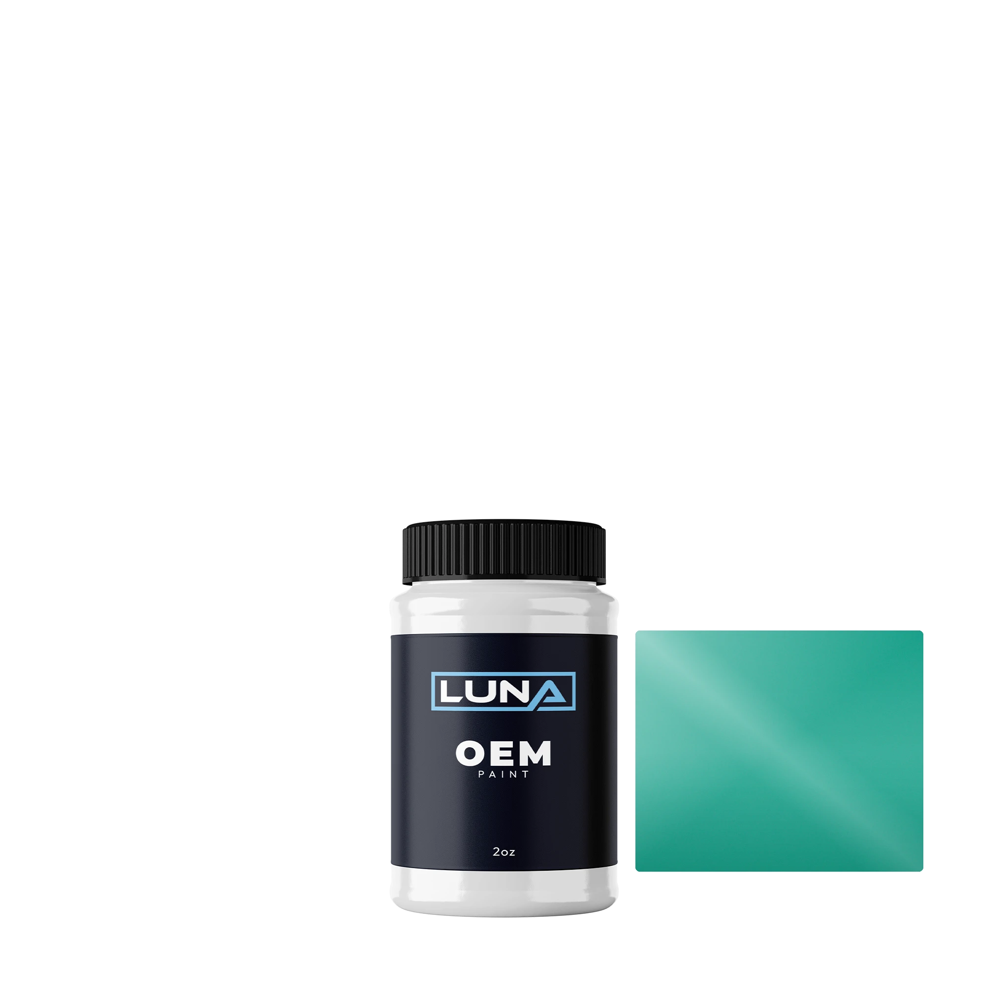 General Motors Mint Green WA335D | Luna OEM Basecoat - 2oz Touch Up Bottle w/ Brush