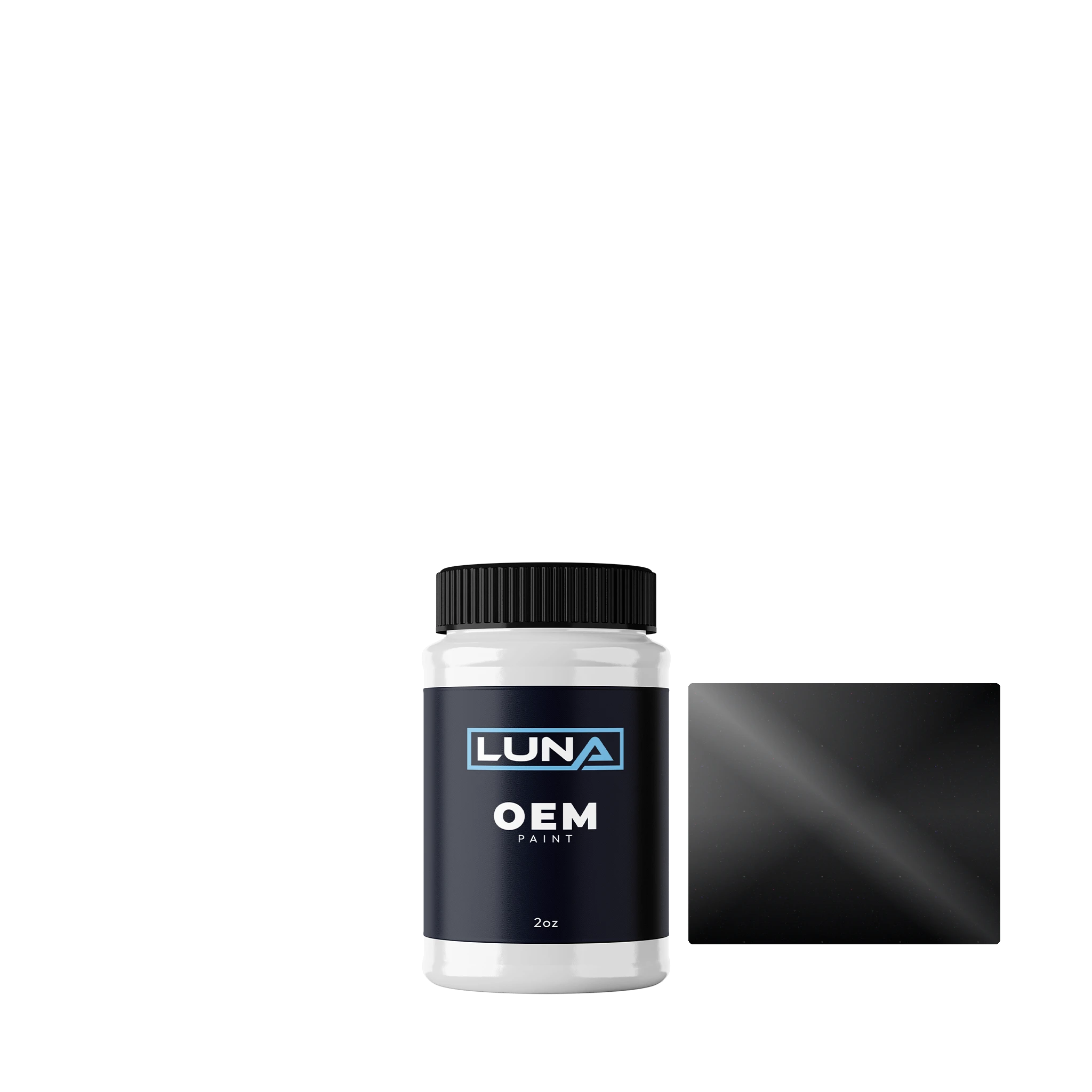 Nissan Black P. M. G42 | Luna OEM Basecoat - 2oz Touch Up Bottle w/ Brush