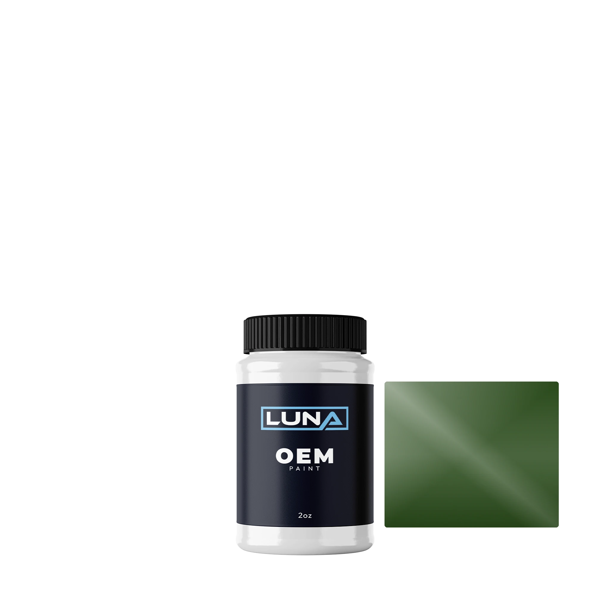 Fiat Verde Golf 398 | Luna OEM Basecoat - 2oz Touch Up Bottle w/ Brush