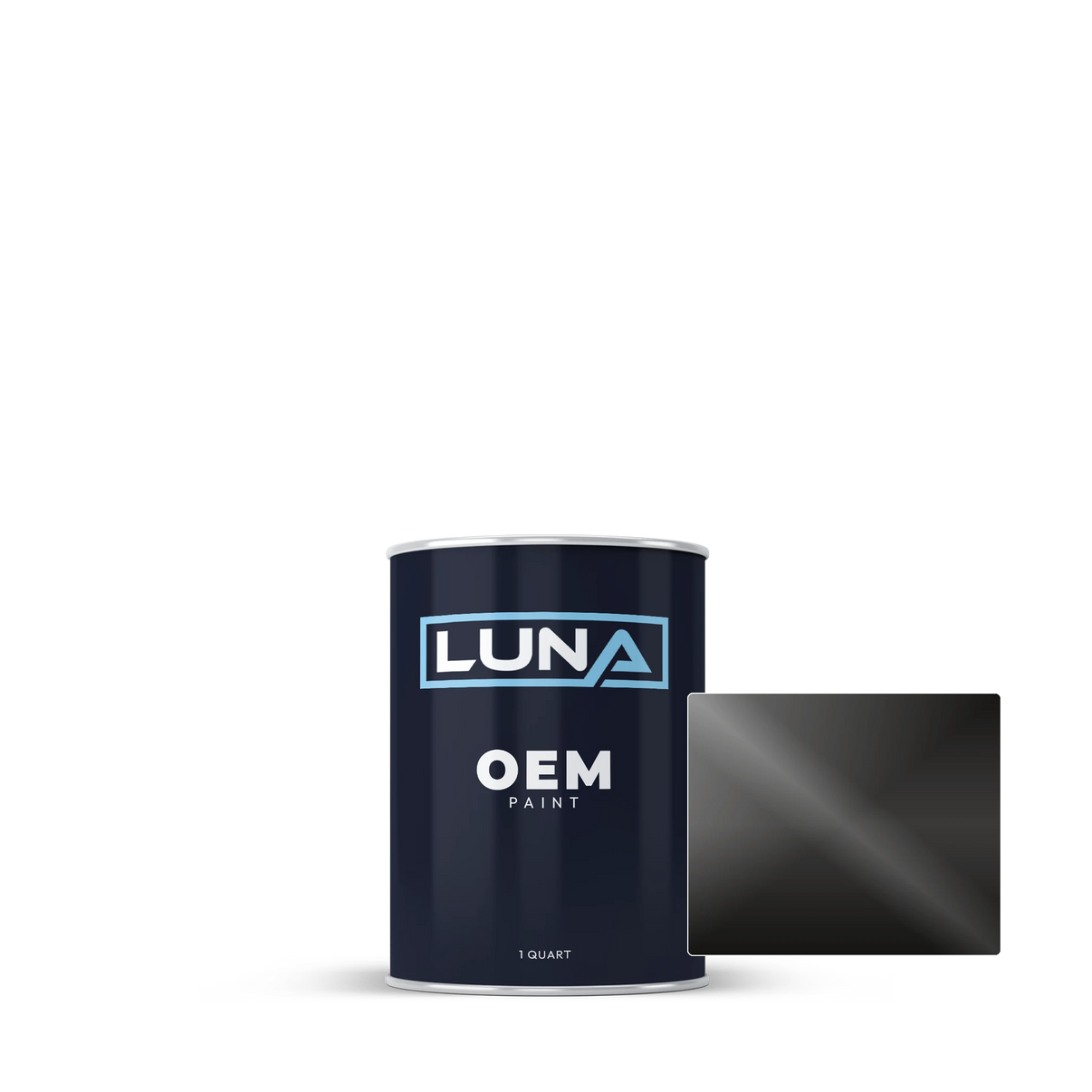 Mitsubishi Flat Black AC11666 | Luna OEM Basecoat - Quart