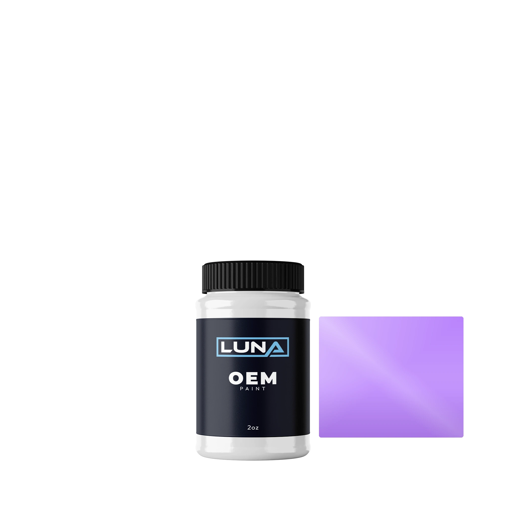 Flau Violet PMS2587C | Luna OEM Basecoat - 2oz Touch Up Bottle w/ Brush