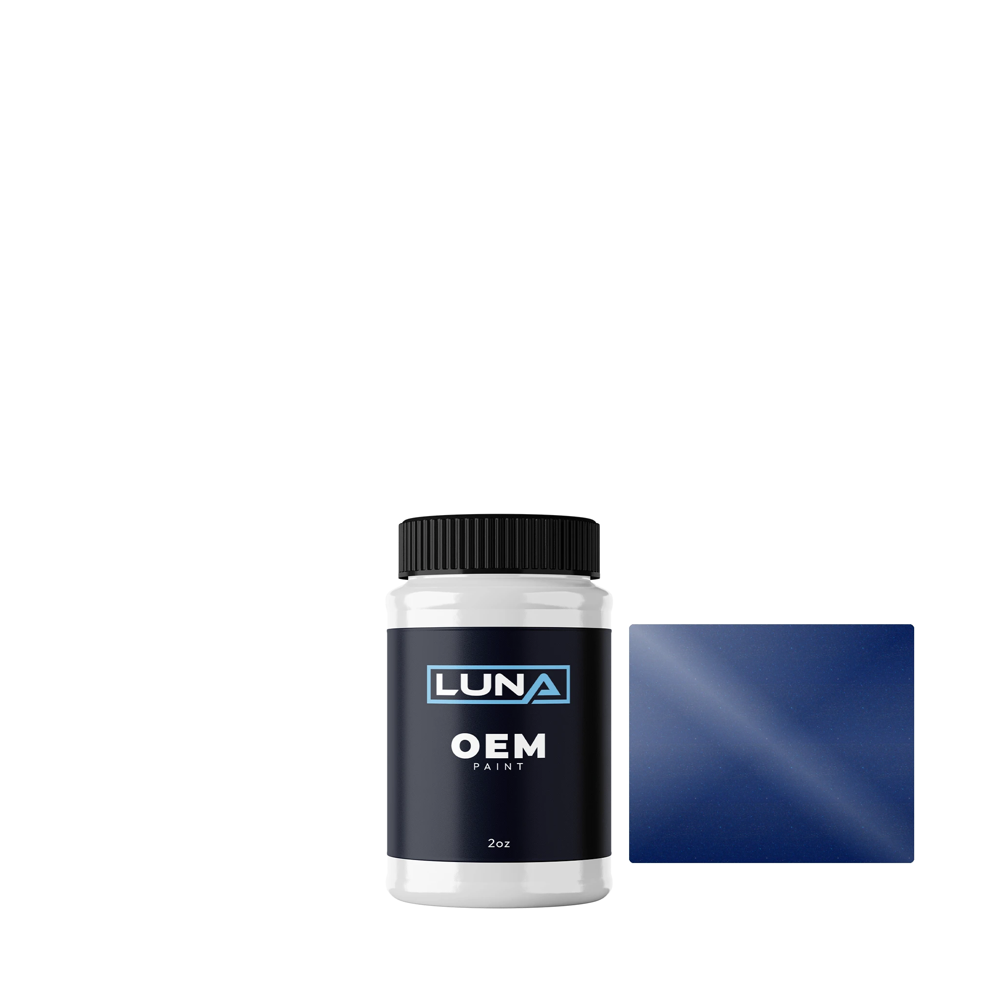 Honda Motorcycle Blue P. M. Mat S1 PB352M | Luna OEM Basecoat - 2oz Touch Up Bottle w/ Brush