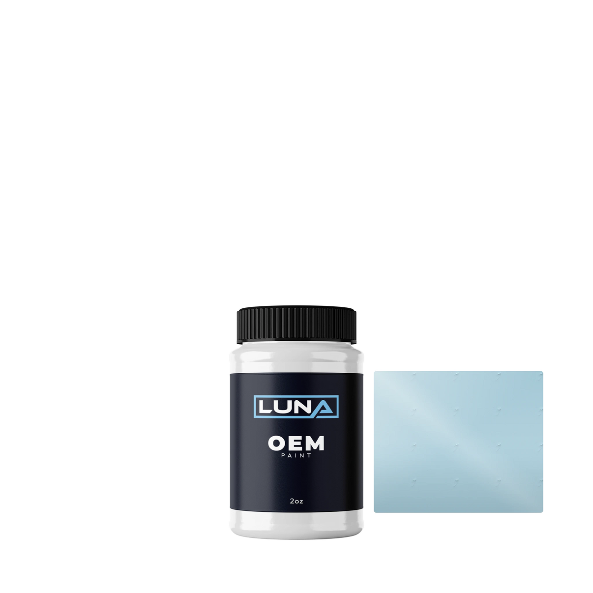 General Motors Pastel Blue 26-9662 | Luna OEM Basecoat - 2oz Touch Up Bottle w/ Brush