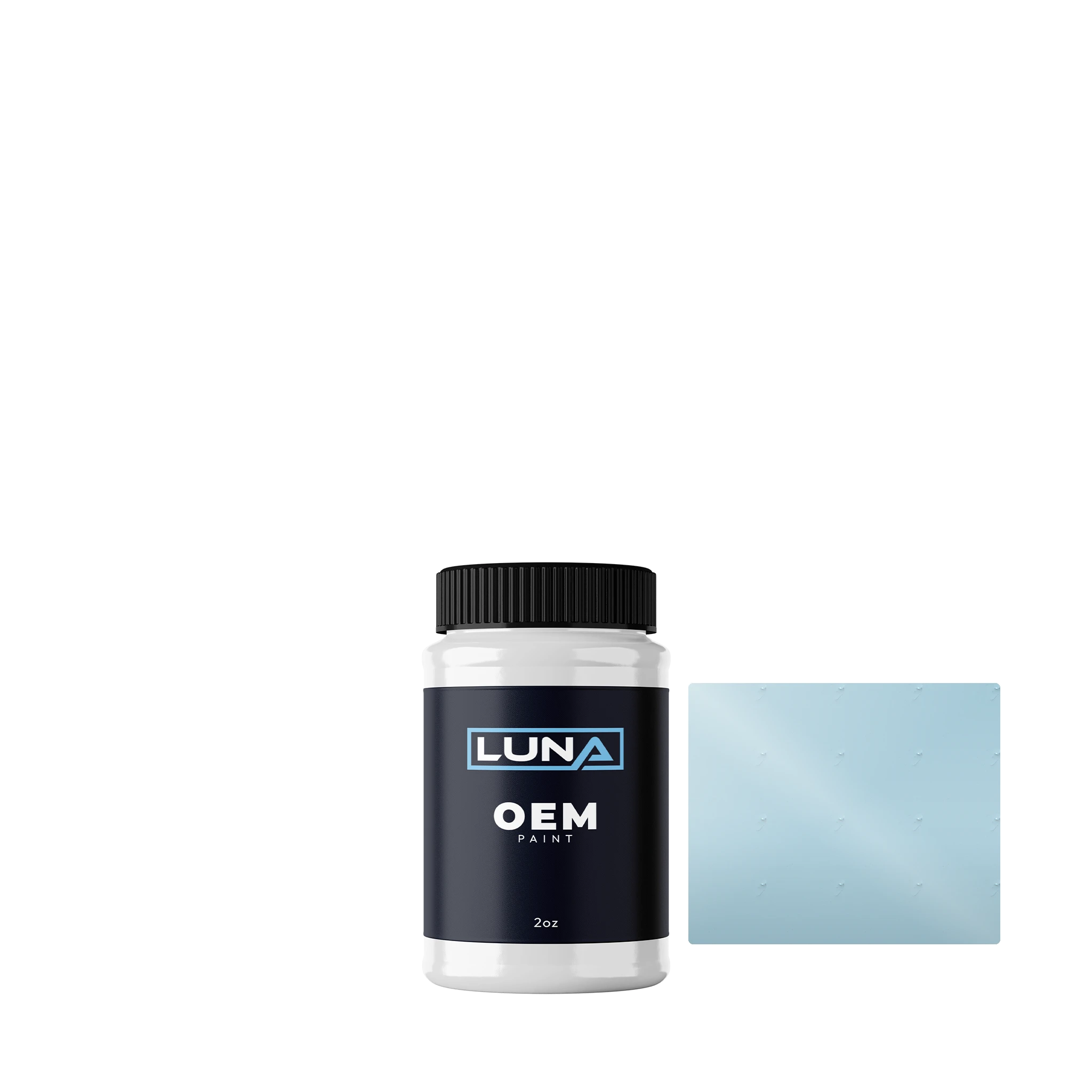 General Motors Pastel Blue 26-9662 | Luna OEM Basecoat - 2oz Touch Up Bottle w/ Brush