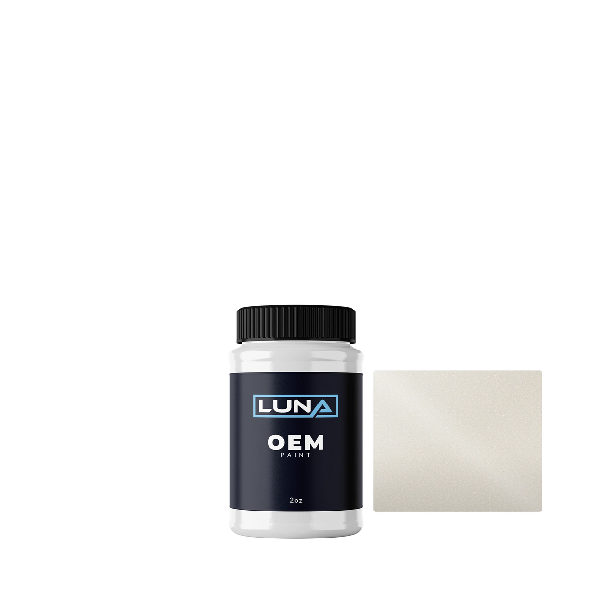 Toyota Premium White P. 077 | Luna OEM Basecoat - 2oz Touch Up Bottle w/ Brush