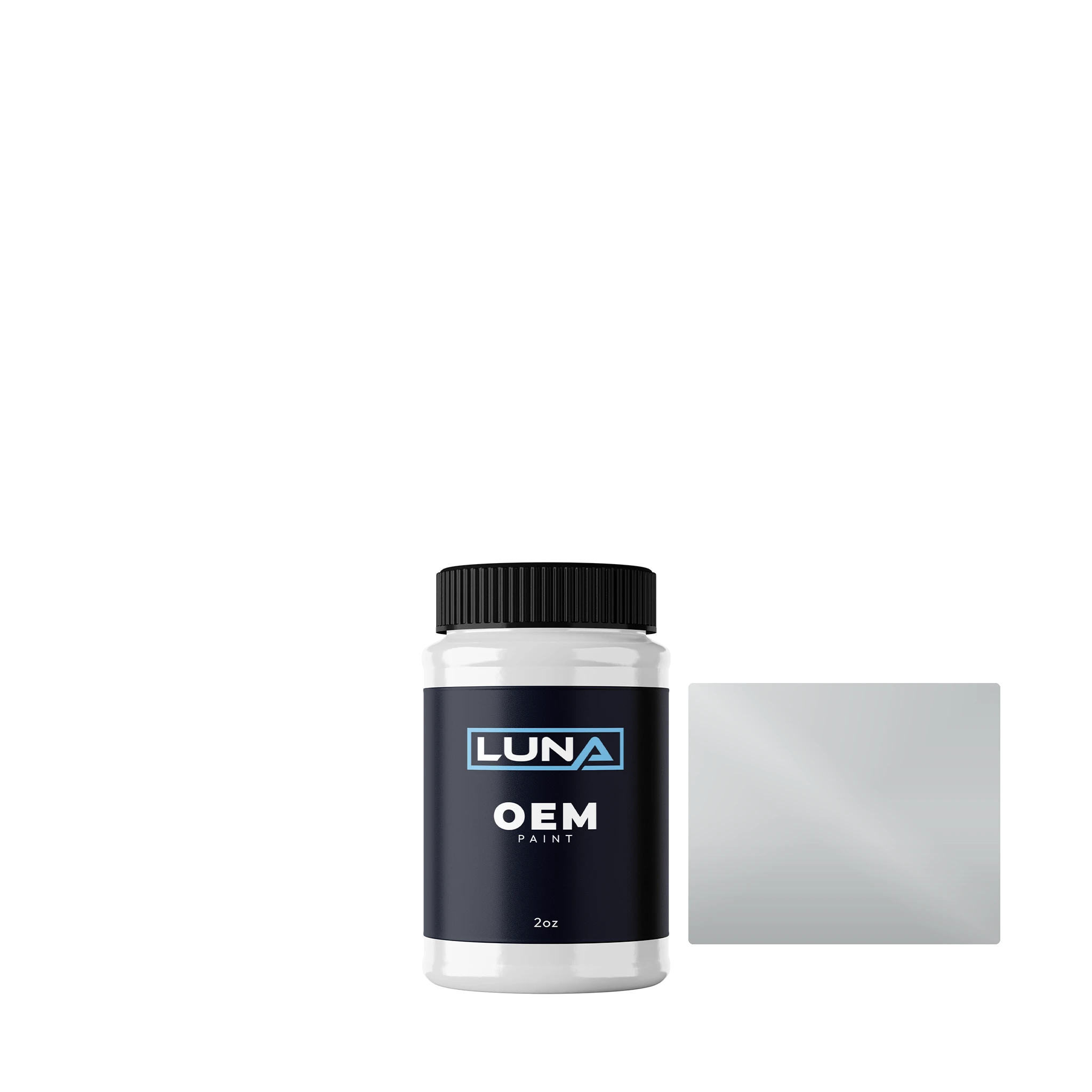 Yamaha Motorcycle Briliant Silver -2c LMG3 | Luna OEM Basecoat - 2oz Touch Up Bottle w/ Brush