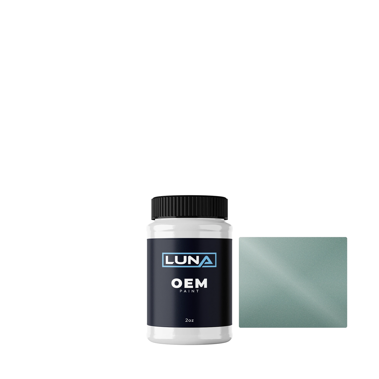 Mini Ocean Wave Green P. M. C6M | Luna OEM Basecoat - 2oz Touch Up Bottle w/ Brush