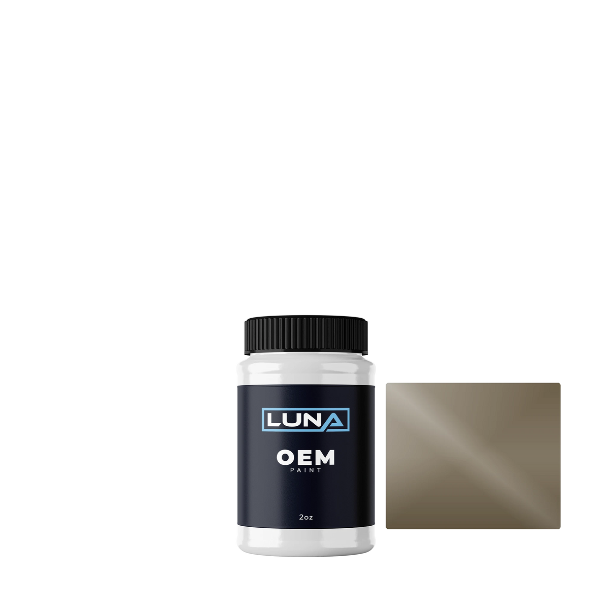 Yamaha Motorcycle Grey Techno M. -2c YAM213 | Luna OEM Basecoat - 2oz Touch Up Bottle w/ Brush