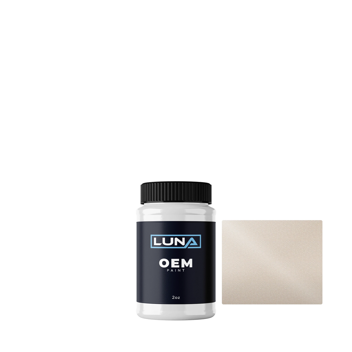 Hyundai White P. P. 1 MO | Luna OEM Basecoat - 2oz Touch Up Bottle w/ Brush