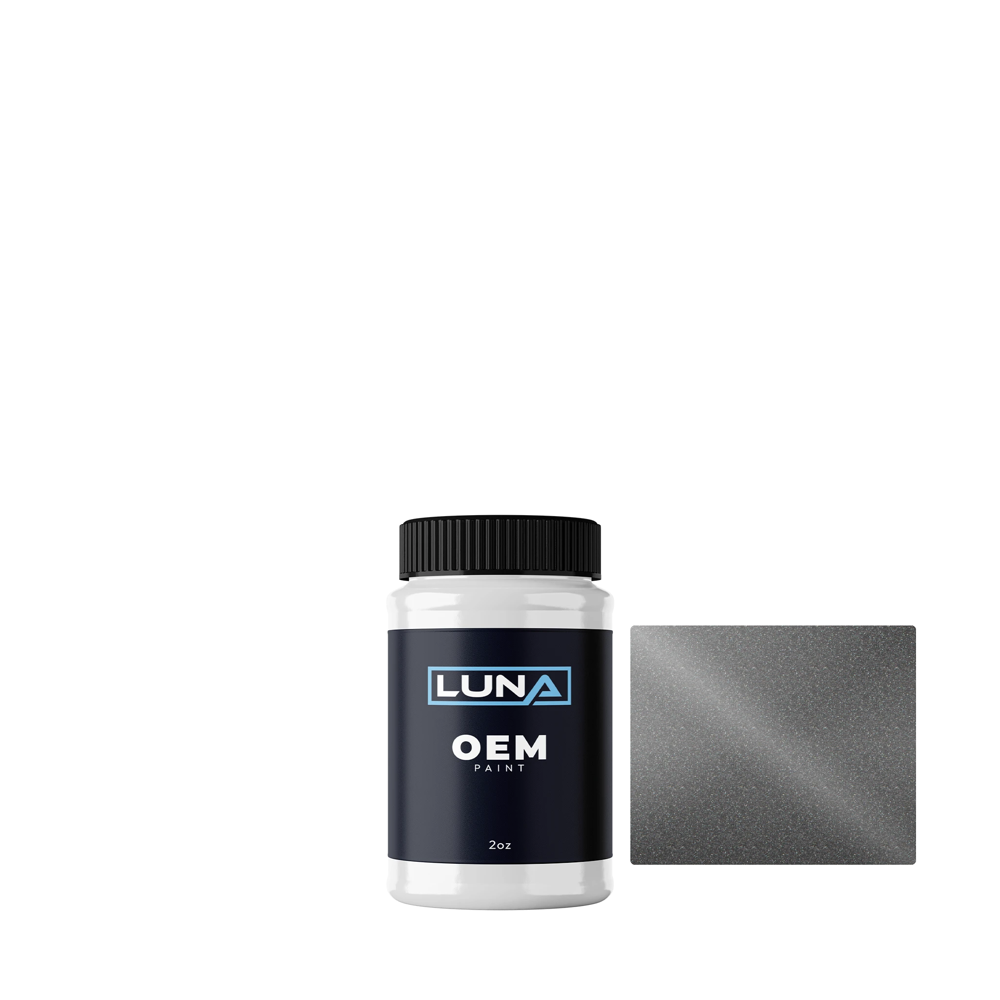 Mercedes Mountaingrau Magno M. 662 | Luna OEM Basecoat - 2oz Touch Up Bottle w/ Brush