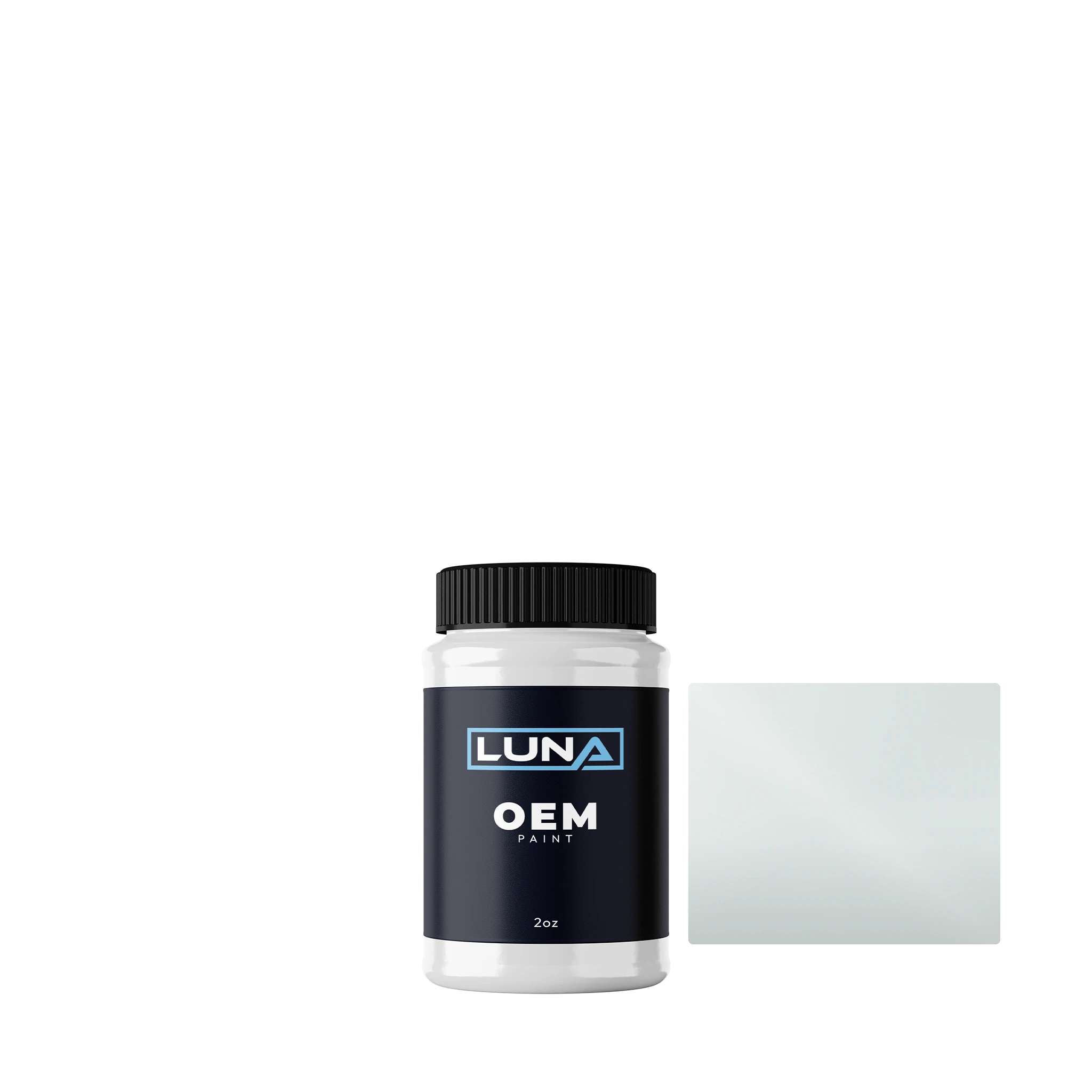 Opel Casablanca (ice) White GF0 | Luna OEM Basecoat - 2oz Touch Up Bottle w/ Brush