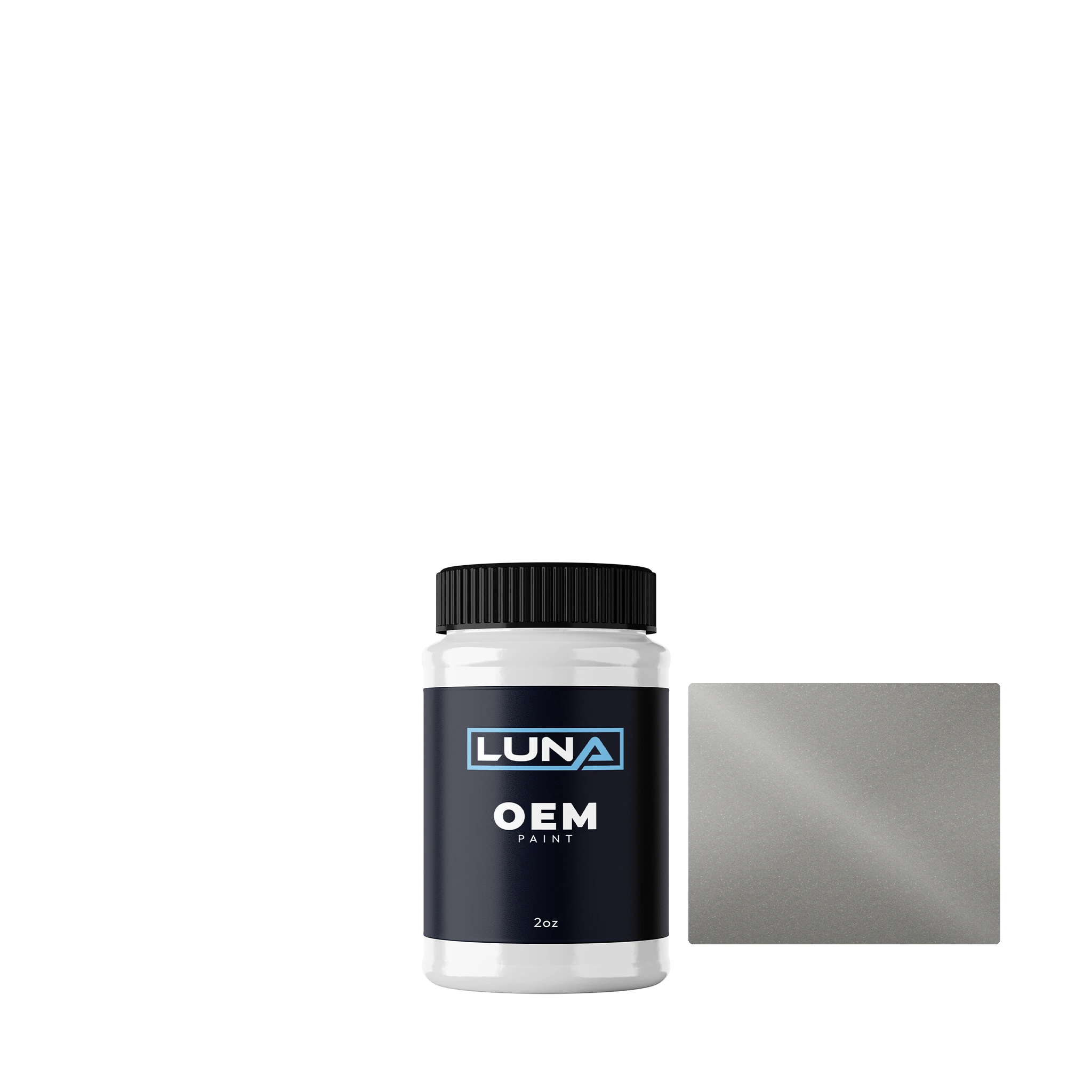 Alpine Gris M. 03694 | Luna OEM Basecoat - 2oz Touch Up Bottle w/ Brush