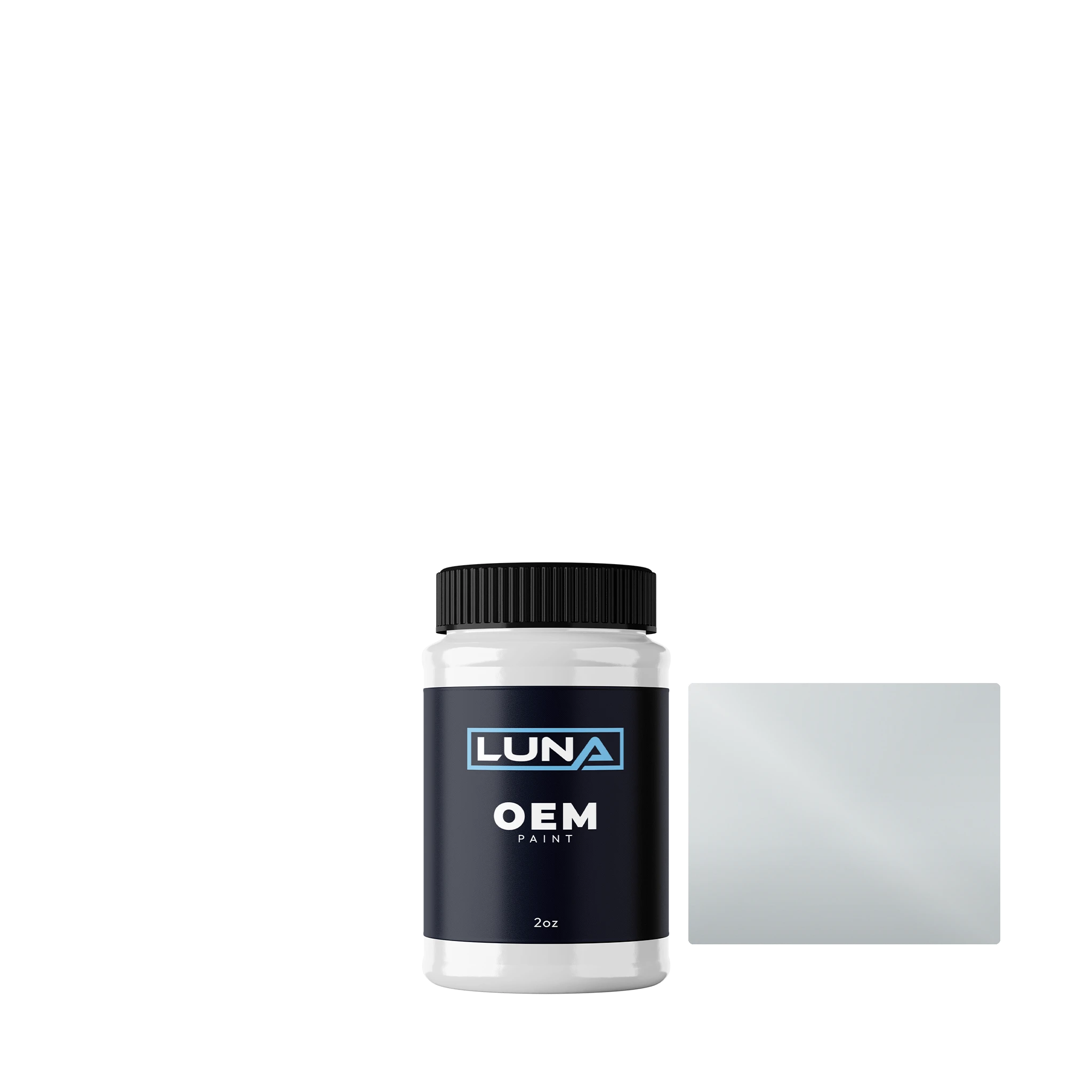 BMW Light White B15 | Luna OEM Basecoat - 2oz Touch Up Bottle w/ Brush