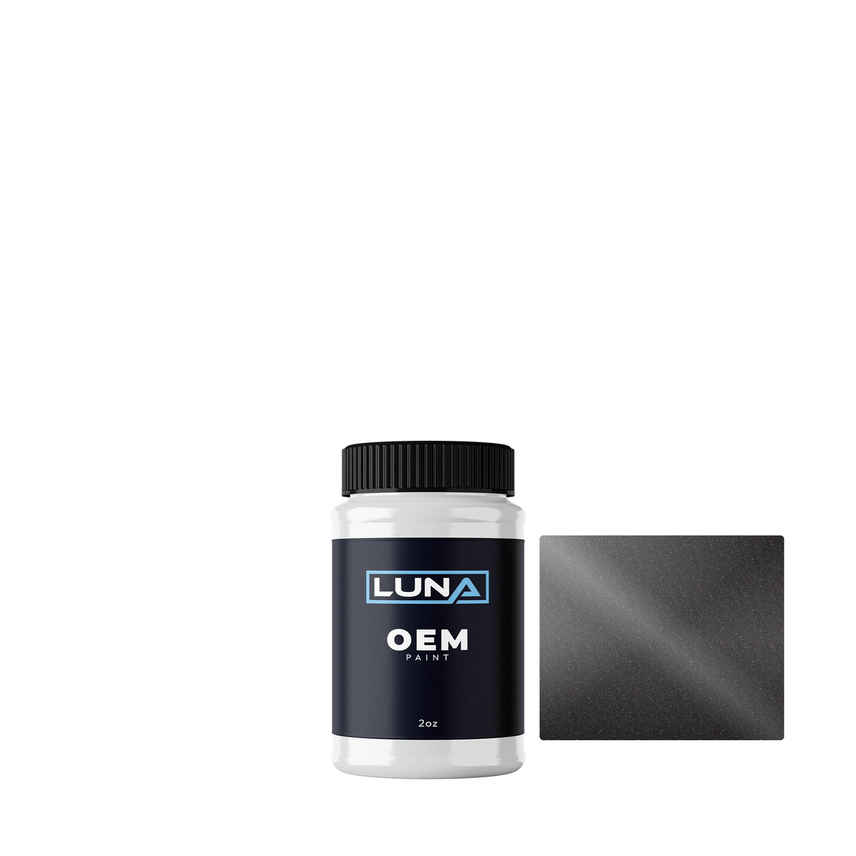 Suzuki Quasar Grey M. ZMA | Luna OEM Basecoat - 2oz Touch Up Bottle w/ Brush