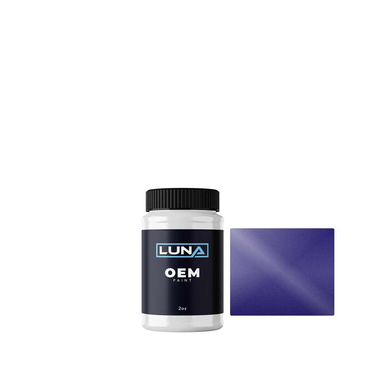 Suzuki Motorcycle Moon Shadow Blue M. YOP | Luna OEM Basecoat - 2oz Touch Up Bottle w/ Brush