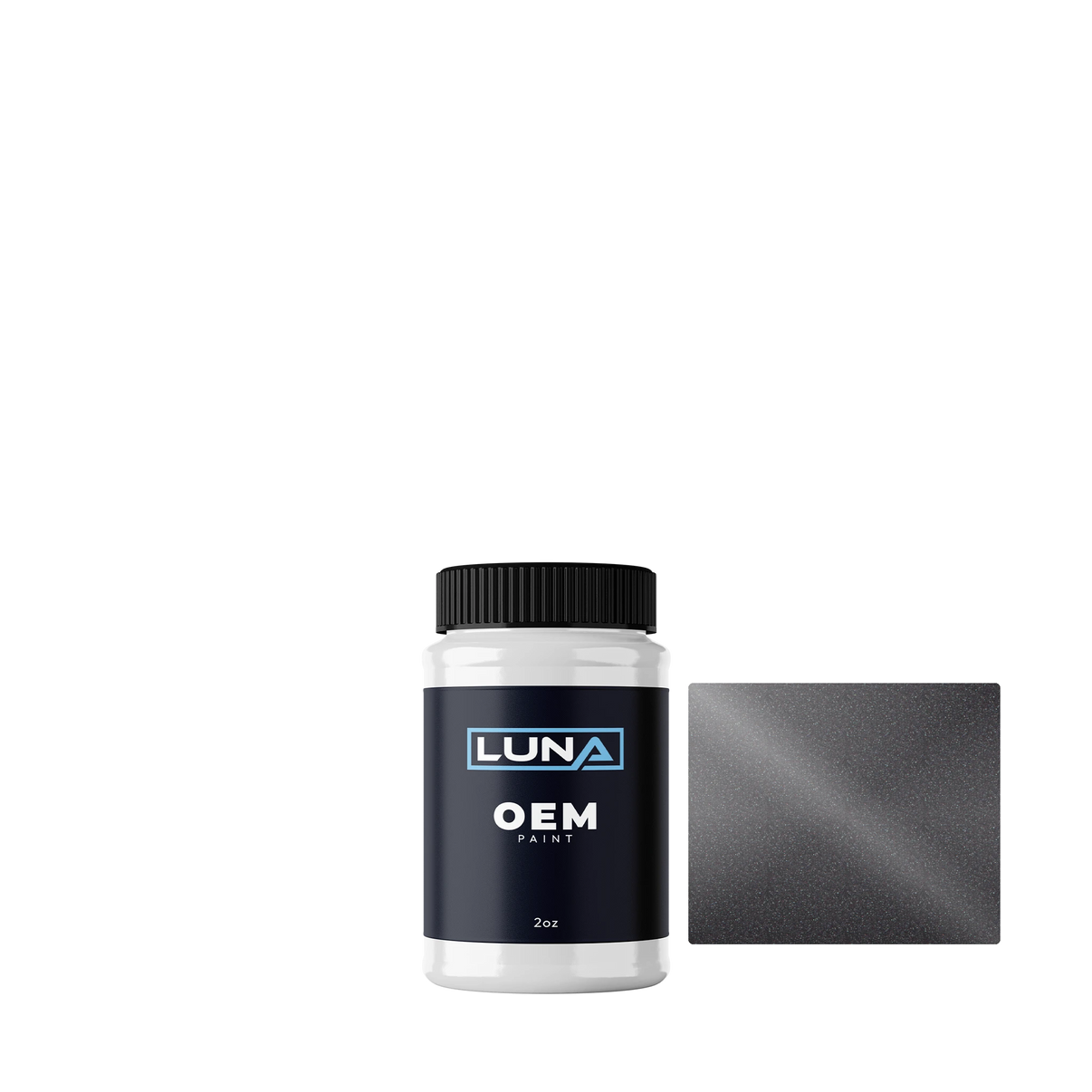 Audi | VW Platinum Grey M. LD7X | Luna OEM Basecoat - 2oz Touch Up Bottle w/ Brush