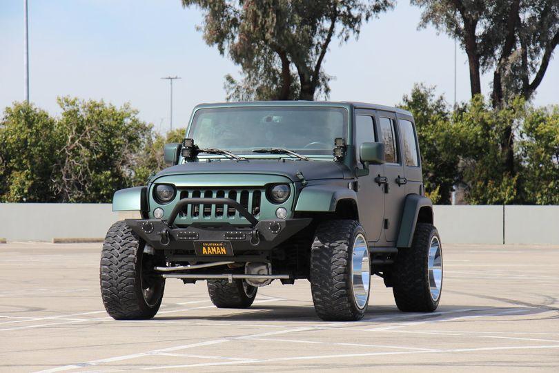 Jasper Green Plasti Dip on a customer car