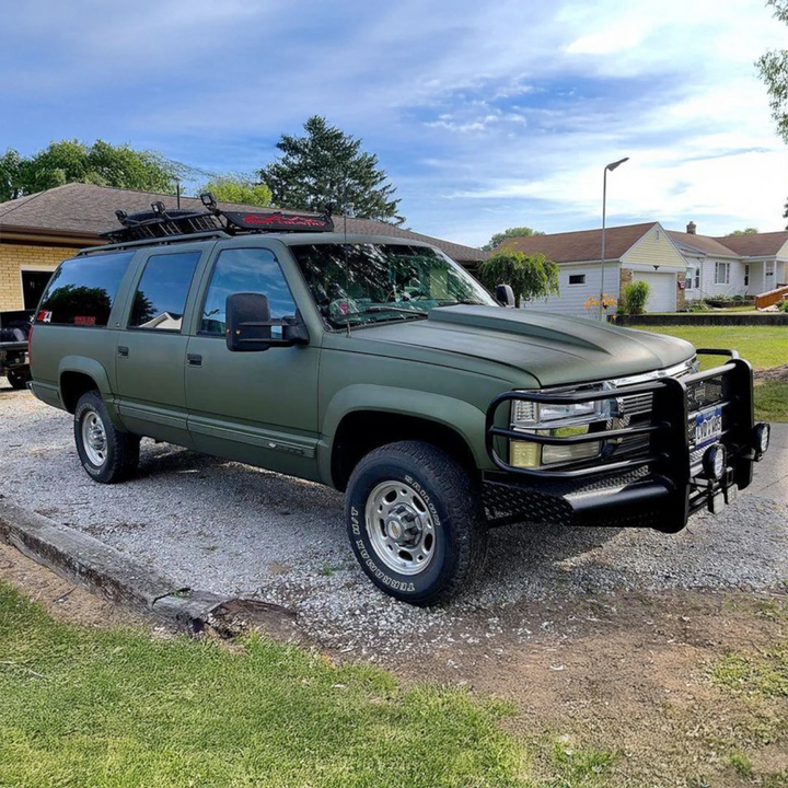 Army Green Peelable Car Kit on a customer car