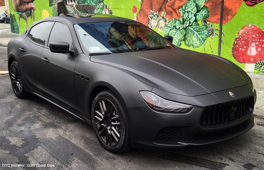 Black Betty Plasti Dip on a customer car