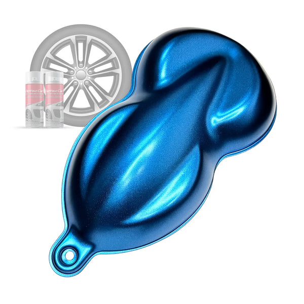 Carbon Blue Wheel Kit