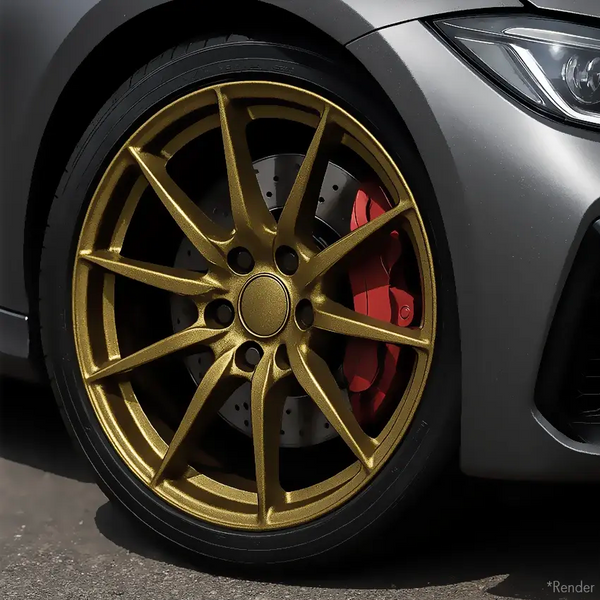 Carbon Gold Wheel Kit