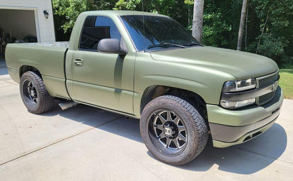 Army Green Plasti Dip on a customer car