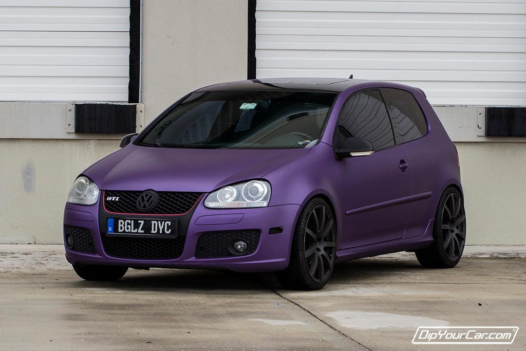 Plum Crazy Plasti Dip on a customer car