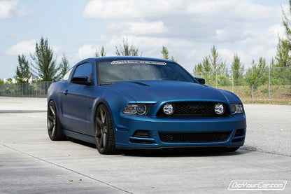 Slate Blue Plasti Dip on a customer car