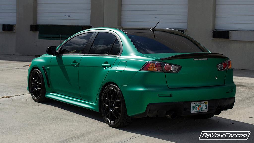 NiO Green Plasti Dip on a customer car