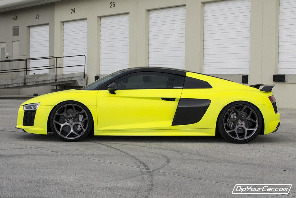 Polaris Yellow Plasti Dip on a customer car