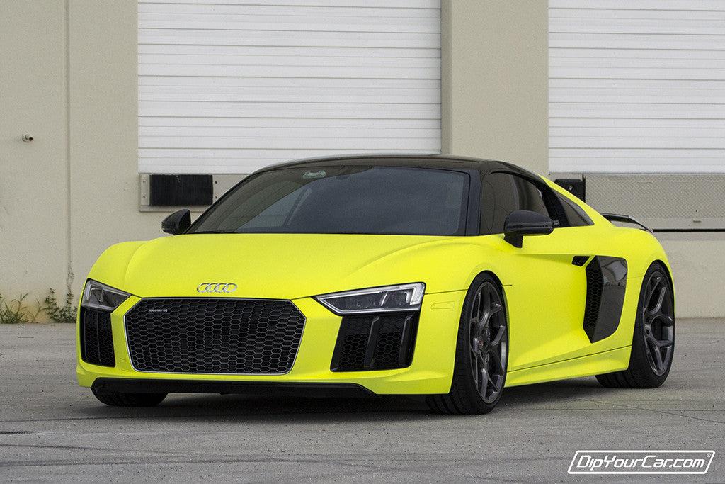 Polaris Yellow Plasti Dip on a customer car