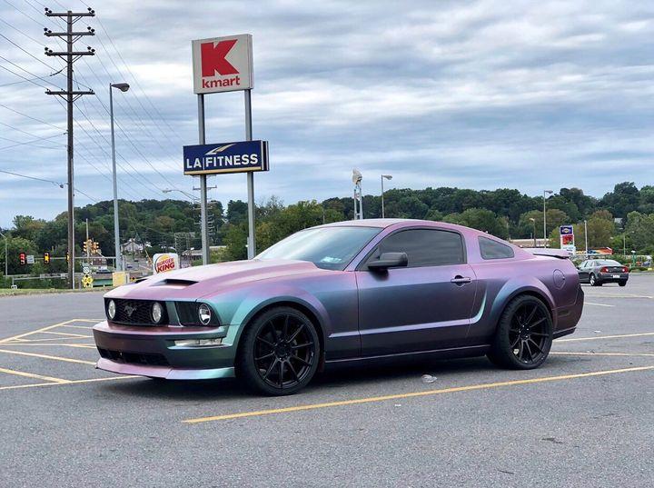 Triton Plasti Dip on a customer car