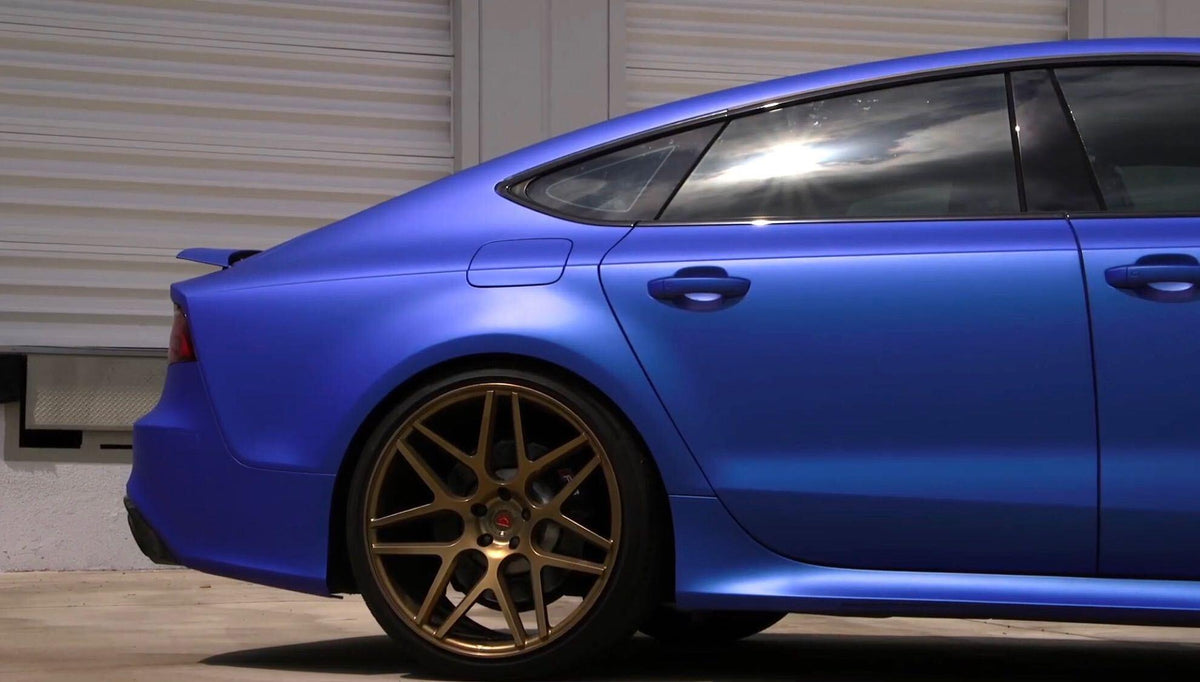 Persian Blue Plasti Dip on a customer car