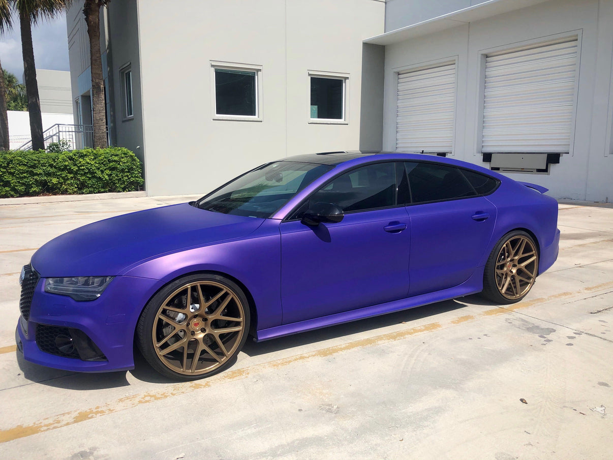 Poison Grape Plasti Dip on a customer car