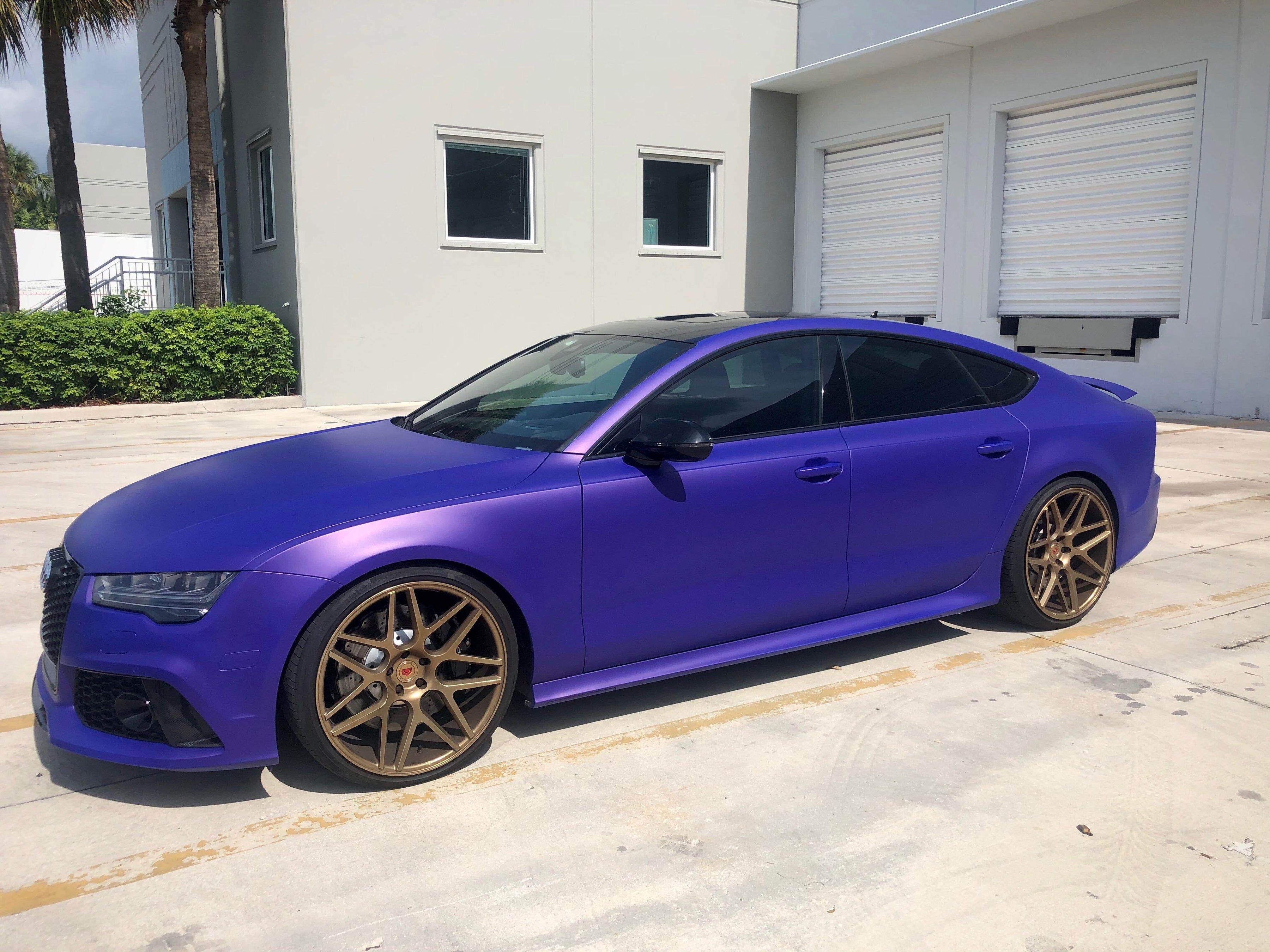 Poison Grape Plasti Dip on a customer car