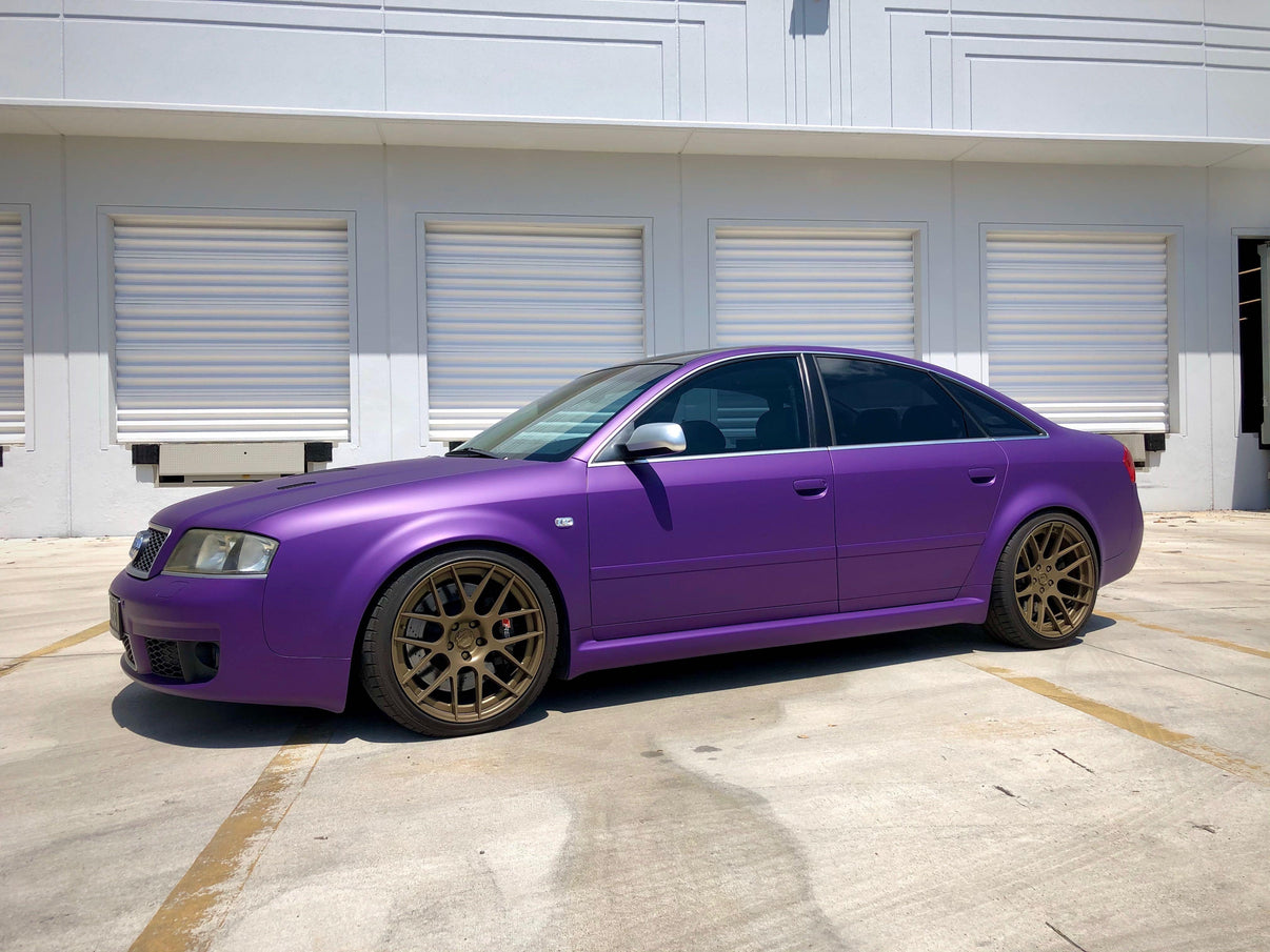 Concord Grape Plasti Dip on a customer car