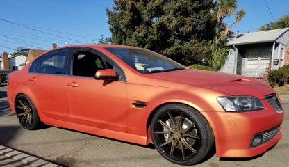 Magma Orange Plasti Dip on a customer car