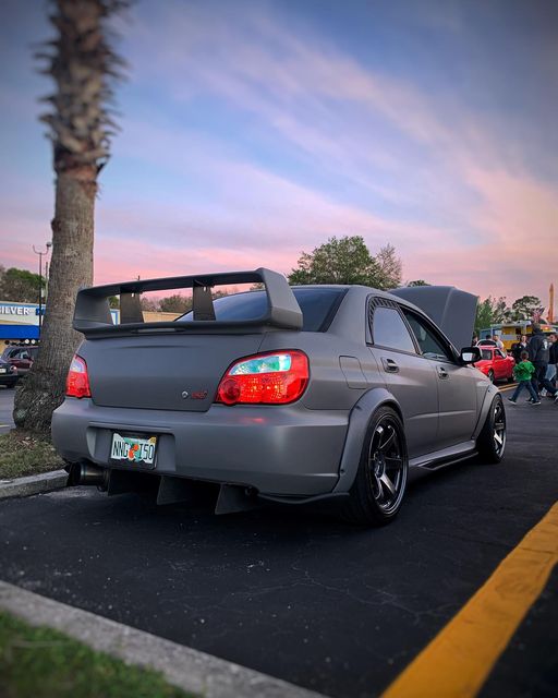 Gunmetal Grey Peelable Car Kit on a customer car