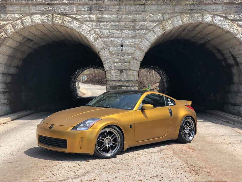 Pure Gold Plasti Dip on a customer car