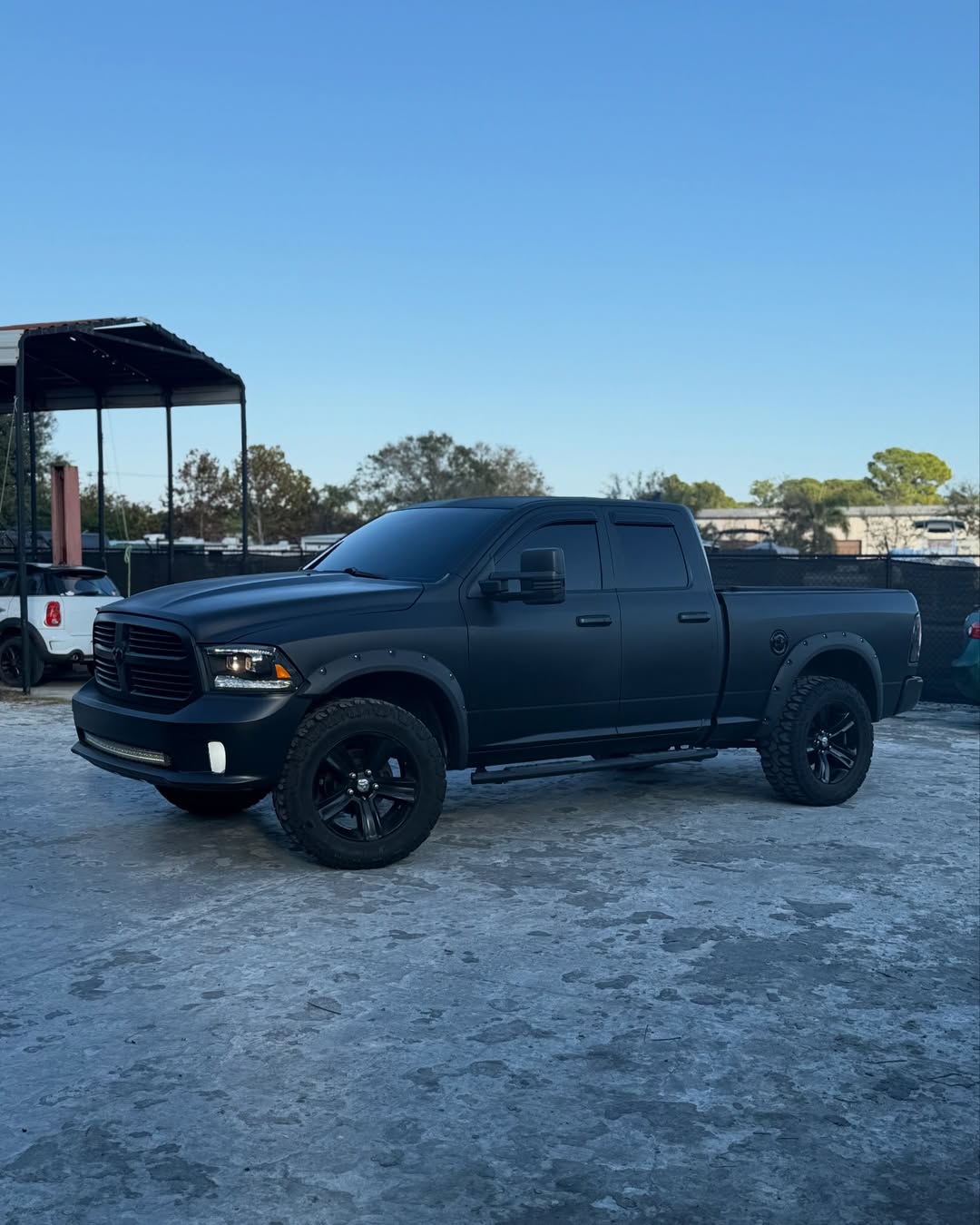 Shadow Black Plasti Dip on a customer car