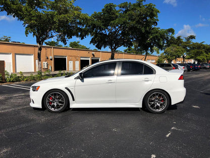 Snow White Plasti Dip on a customer car