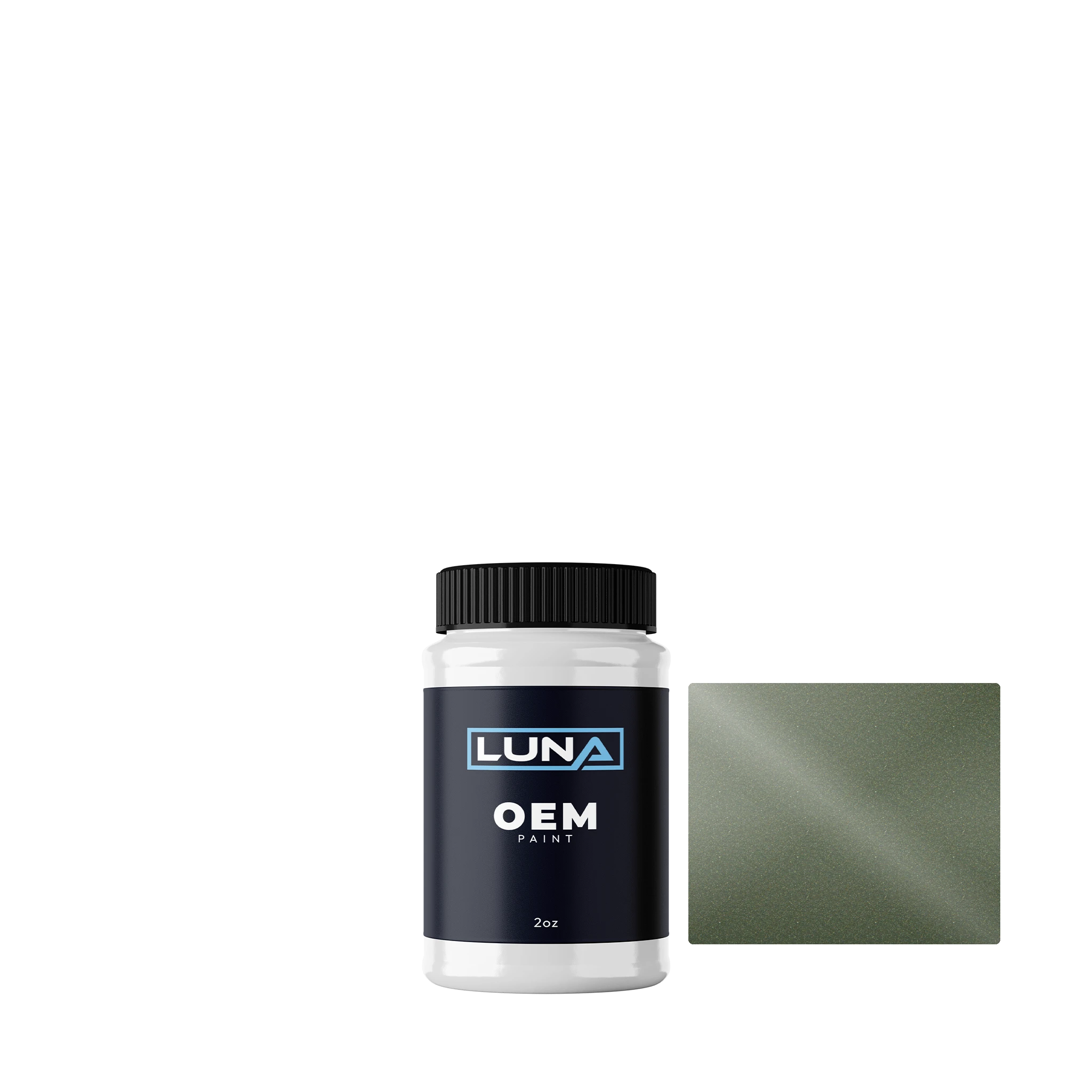 Landrover Kent Green M. 647 | Luna OEM Basecoat - 2oz Touch Up Bottle w/ Brush